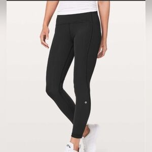 Lululemon Breezy Dot Tight 25" Black Sz 6
